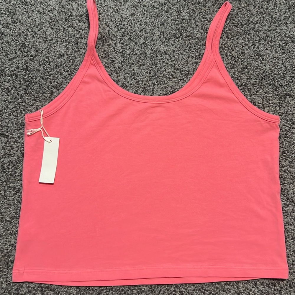 ARQ Women’s Cropped Pink Tank Top Size 3X NWT